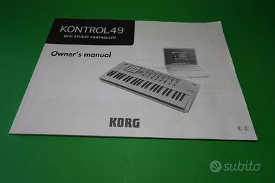 Manuale Originale Korg Kontrol49