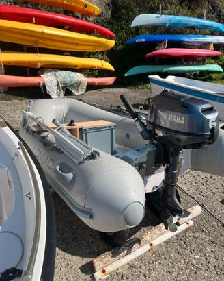 Gommone e fuoribordo 6cv