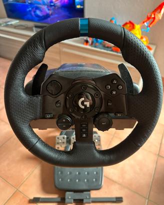 Volante Logitech g923 + supporto e cambio H