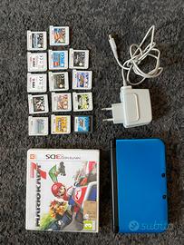 Nintendo 3DS XL Blu Metallizzato + 14 giochi