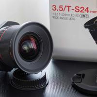 Samyang T-S 24mm f3.5 per CANON EF tilt shift