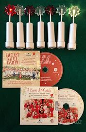 2 CD NATALIZI CANZONI NATALE 7 STELLE LUMINOSE
