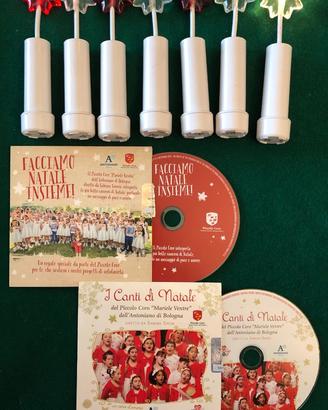 2 CD NATALIZI CANZONI NATALE 7 STELLE LUMINOSE