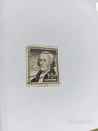 francobollo americano 5 dollari 