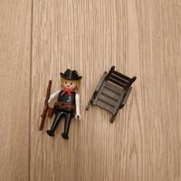 Sheriff with Rocking Chair Playmobil vintage