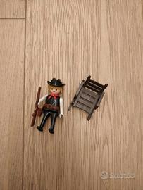 Sheriff with Rocking Chair Playmobil vintage