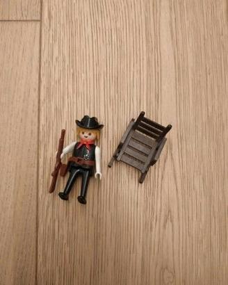 Sheriff with Rocking Chair Playmobil vintage