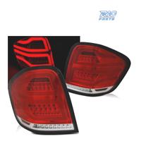 FANALI MERCEDES W164 05-08 BAR LED ROSSO CHIARO