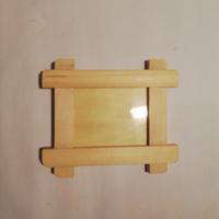 Portafoto decoupage legno