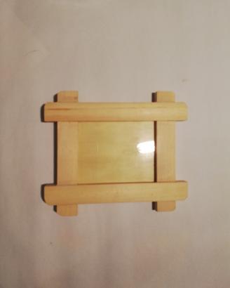 Portafoto decoupage legno