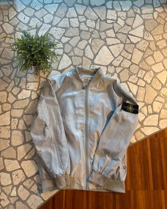 giubotto stone island effetto argentato