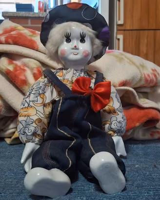 arlecchino in porcellana 
