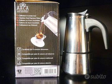 Caffettiera Harmony in acciaio inox 2 tz