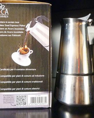 Caffettiera Harmony in acciaio inox 2 tz