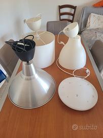 n.3 lampadari più una plafoniera