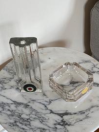 Vaso mono fiore Monoblocco  posacenere no  venini