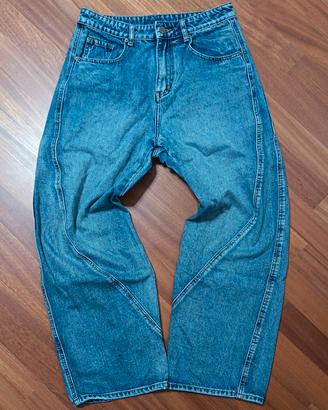 Baggy jeans denim - Streetwear - Blu