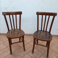 08 sedie vintage in legno