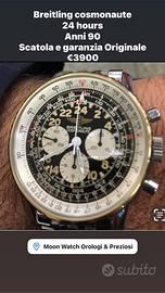 Breitling cosmonaute 24 scatola e garanzia orig.