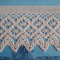 Merletto tombolo ecrù m 10