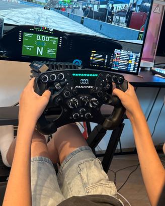 Sim racing fanatec bundle-set professionale guida