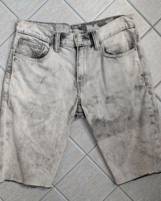 Levi's Jeans corti uomo 511 W 30 estate grigi