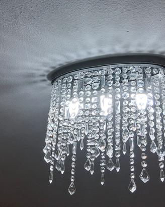 3 lampadari moderni Swarovski uguali 