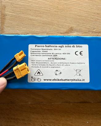 Batteria 36V 14,7Ah 529Wh celle Samsung 50E