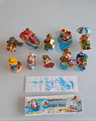 KINDER SORPRESA ORSETTEN 2001 1+1 CARTINE 