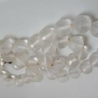 Collana di cristallo di rocca naturale