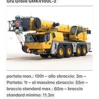 Gru piattaforma vaglio frantoio muletto terna