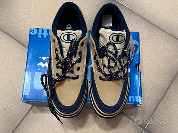 Scarpe Champion authentic sneakers beige blu (40)