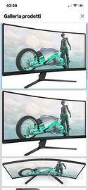 monitor curvo 34 pollici 180 hrz