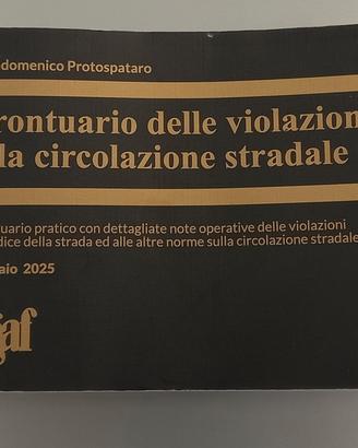 Prontuario delle violazioni alla circolazione stra
