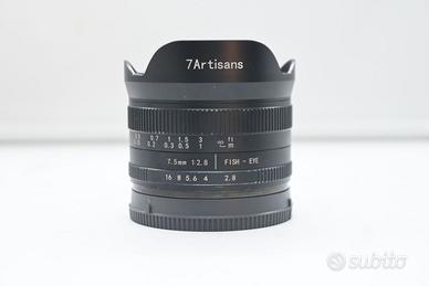 7Artisans 7.5mm f/2.8 per Sony E-Mount