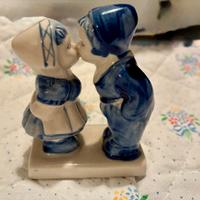 Statuetta blu delft olandese
