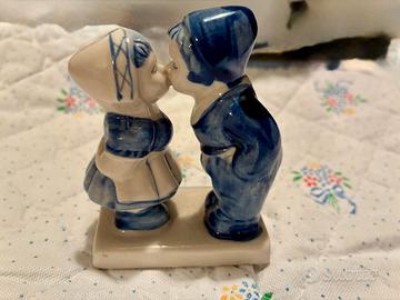 Statuetta blu delft olandese