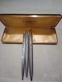 set biro Parker vintage  con custodia 
