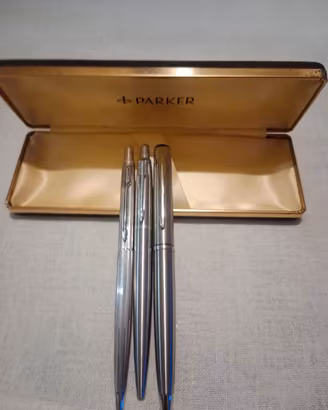 set biro Parker vintage  con custodia 