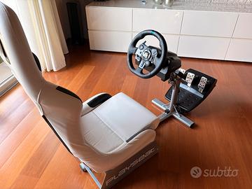 Sedile Playsear + volante con pedali Logitech