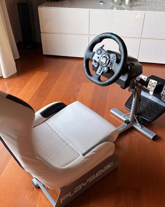 Sedile Playsear + volante con pedali Logitech