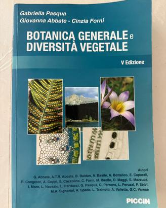 Botanica Generale e Diversita Vegetale V edizione
