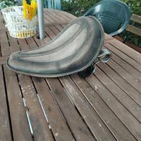 Sella monoposto Harley Davidson a molle vintage