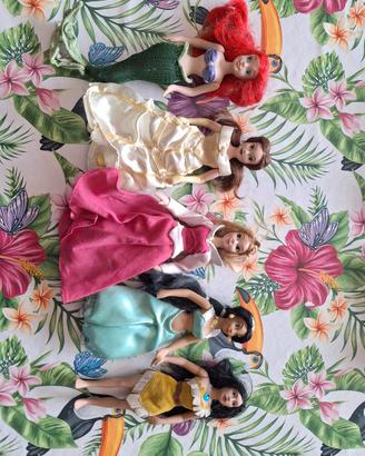 Disney 5  Bambole Porcellana Vintage