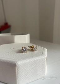 Orecchini Swarovski originali placcati in oro