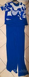 Abilto blu a fantasia taglia xl