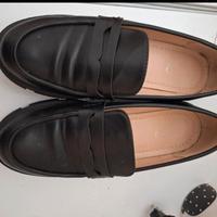 Mocassino similpelle nero Gogo shoes