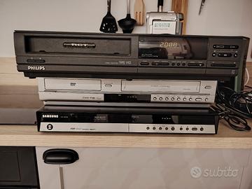 videoregistratore, Vhs e colonna porta vhs 