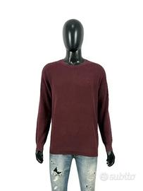 Maglione Lacoste Uomo Girocollo Taglia 4 Cotone