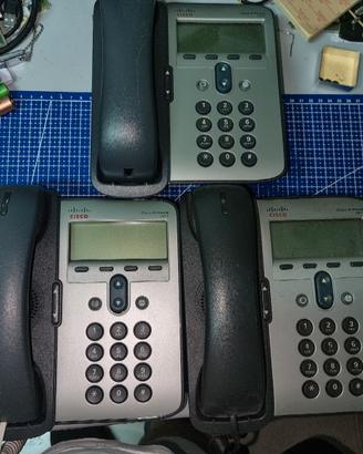 set 3 telefoni CISCO IP PHONE 7911 .